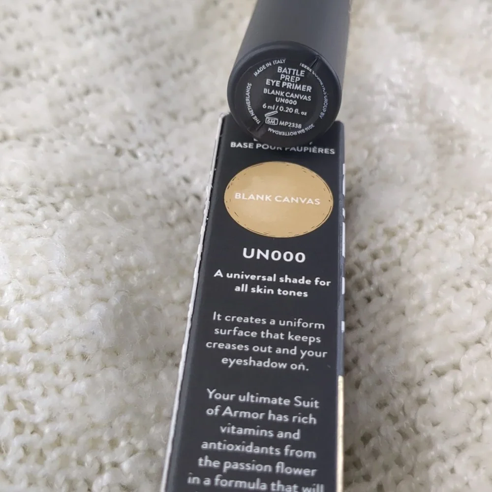 teeez Battle Prep - Suit of Armor Eye Primer in Blank Canvas, 6ml/0.20fl…